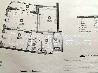 квартира за адресою Дніпровська набережна вул., 17-К