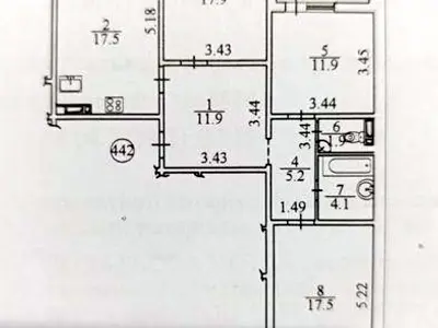 квартира по адресу Ясиноватский пер., 11