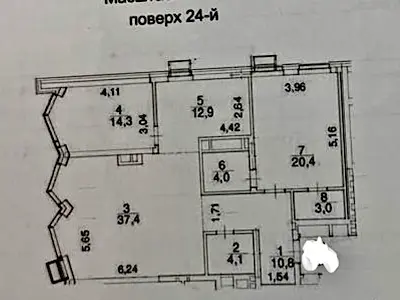 квартира по адресу Митрополита Василия Липковского ул. (Урицкого), 38