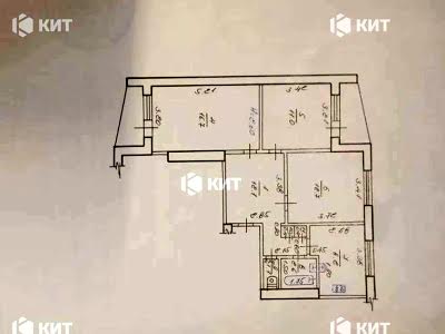 квартира по адресу Амосова ул. (Корчагінців), 7