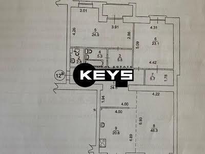 квартира по адресу Панаса Мирного ул., 8