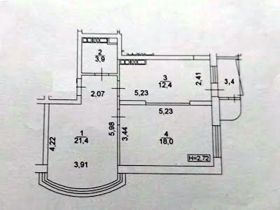 квартира по адресу Кондратюка Юрия ул., 5