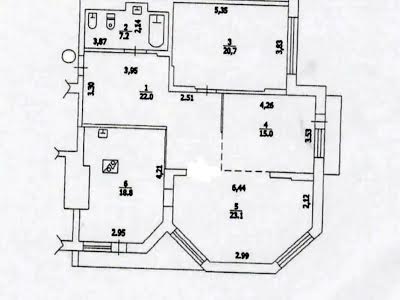 квартира за адресою Київ, Кудрявський узвiз, 3-Б