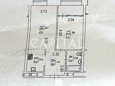 квартира по адресу Киев, Заречная ул., 2/1