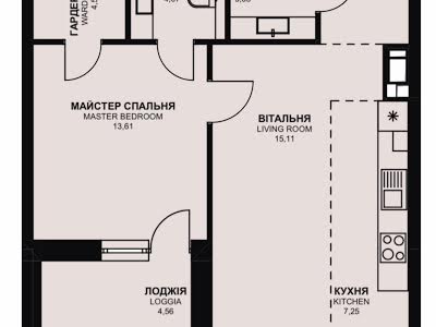 квартира по адресу Василия Тютюнника ул. (Анрі Барбюса), 39/2