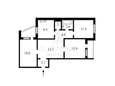 квартира по адресу Сержа Лифаря ул. (Олександра Сабурова), 8-А
