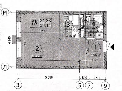 квартира за адресою Олени Пчілки вул., 7