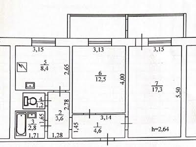 квартира по адресу Бальзака Оноре ул., 88-А