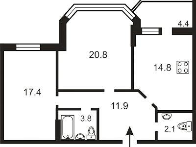 квартира за адресою Петра Григоренка просп., 28