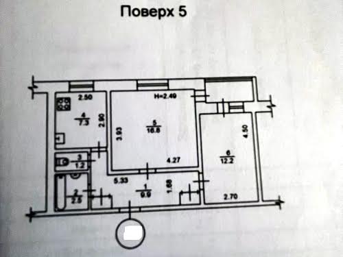 квартира по адресу Вітряні Гори ул., 3