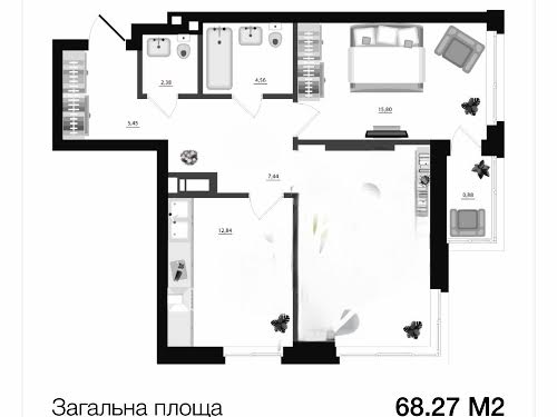 квартира по адресу Мокра ул. (Кудряшова), 8-Б