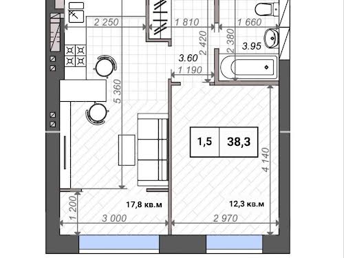 квартира по адресу Ирпень, Миколи Сингаївського ул. (Ново-Оскольская), 8к