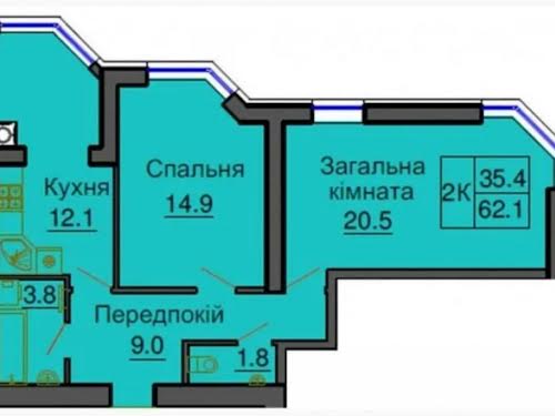 квартира за адресою с. Софіївська борщагівка, Мартинова просп., 11