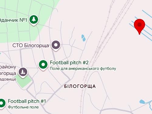 участок по адресу Белогорща ул.