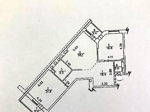 квартира по адресу Голосеевская ул., 13-А