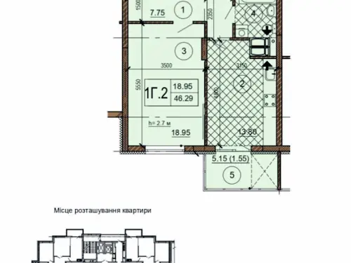 квартира по адресу Васильковская ул., 37-Г