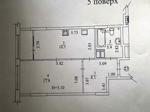 квартира по адресу Молочная ул. (Кирова), 56