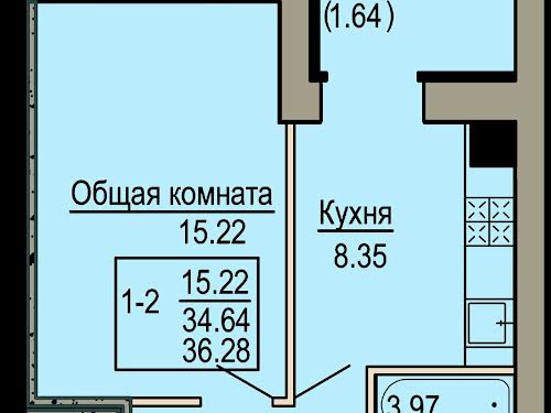 квартира за адресою Героїв Небесної Сотні просп., 26/15