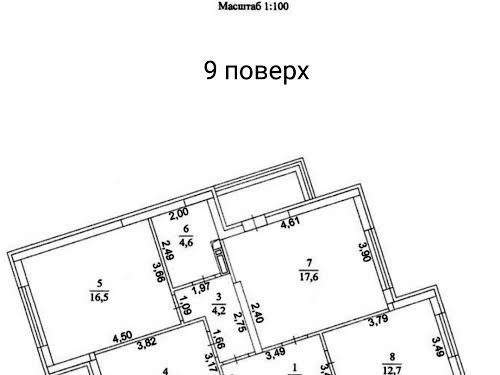 квартира за адресою Олени Пчілки вул., 7