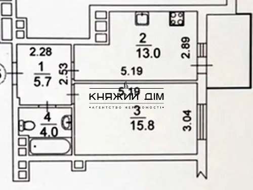 квартира за адресою Анатолія Петрицького вул., 19