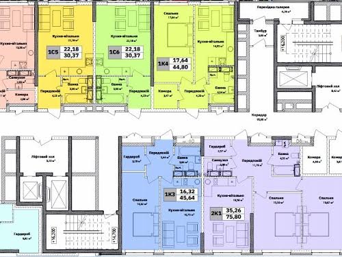 квартира по адресу Миколы Бажана просп., 17