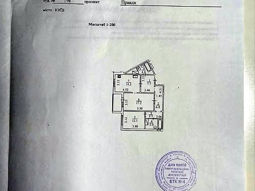 квартира за адресою Європейського Союзу просп. (Правди), 19-А