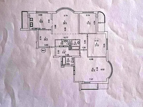 квартира по адресу Василия Тютюнника ул. (Анрі Барбюса), 37/1