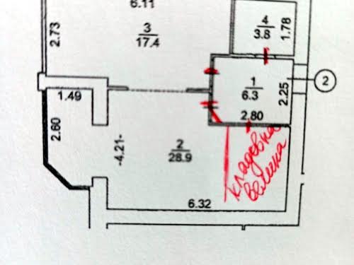 квартира по адресу с. Святопетровское, Леси Украинки бульв., 14-Б