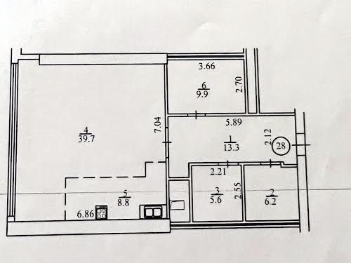 квартира по адресу Кловский спуск, 7a