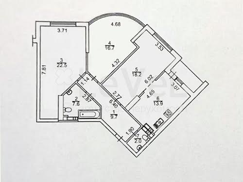 квартира по адресу Киев, Максимовича ул. (Трутенко Онуфрия), 3 д