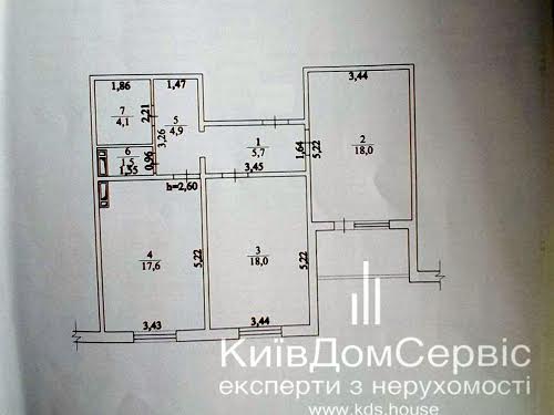 квартира по адресу Коноплянская ул., 22-Б