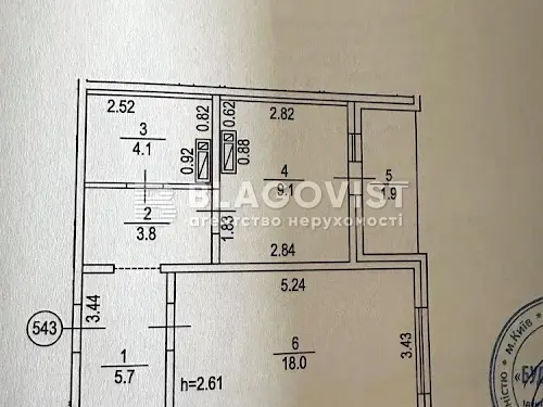 квартира по адресу Тираспольская ул., 60