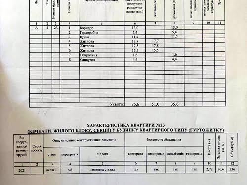 квартира по адресу Оксамытовая ул., 11-А