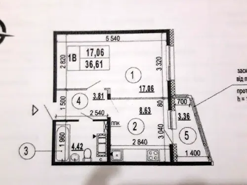 квартира по адресу Бориса Гмыри ул., 16А