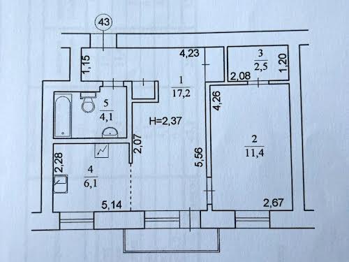 квартира по адресу Узвіз Кловський, 14Б