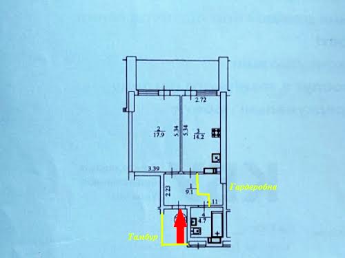 квартира по адресу Киев, Берестейский просп. (Победы), 55А
