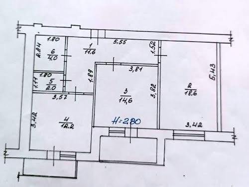 квартира за адресою Перемоги просп., 53б