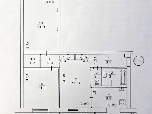 квартира за адресою Саперне Поле вул., 45