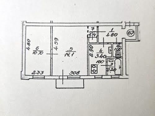 квартира по адресу Киев, Ушинского ул., 3