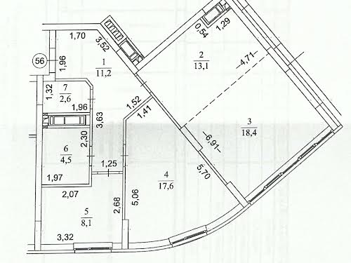 квартира по адресу Воскресенская ул., 2-В