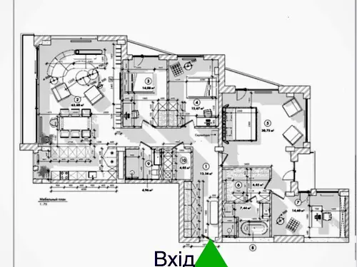квартира по адресу Садово-Ботанічна ул. (Тимірязєвська), 46