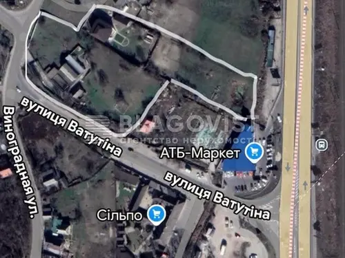 участок по адресу Виноградная ул.