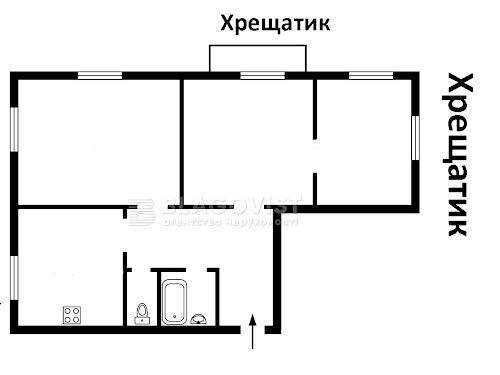 квартира за адресою Хрещатик вул. (Kreschatic), 13