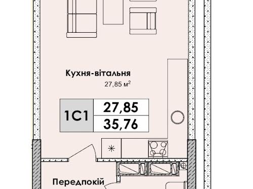 квартира по адресу Миколы Бажана просп., 17