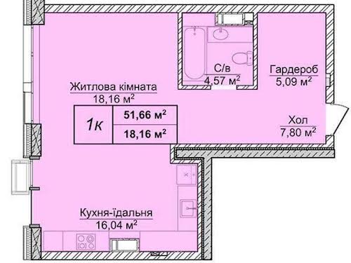 квартира по адресу Андрея Верхогляда ул. (Михайла Драгомирова), 19-Б
