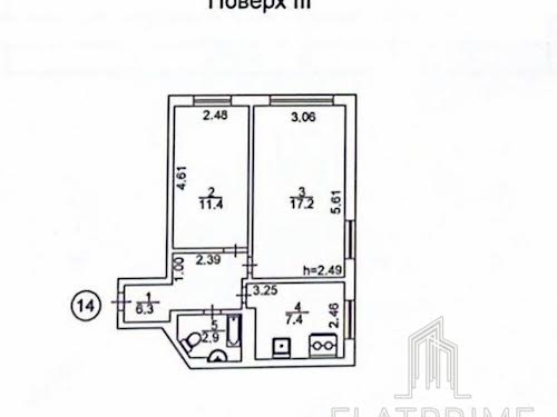 квартира по адресу Митрополита Василия Липковского ул. (Урицкого), 3