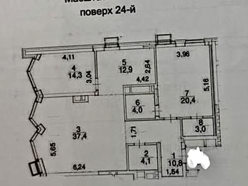 квартира за адресою Митрополита Василя Липківського вул. (Урицького), 38