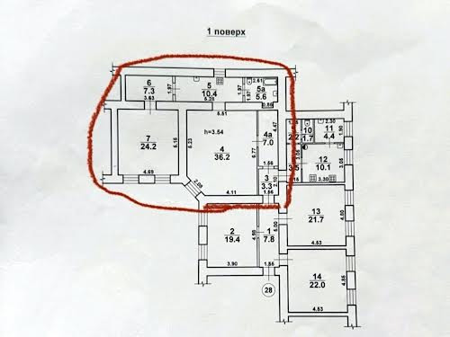 квартира за адресою Пастера вул., 19