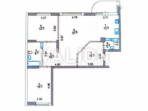 квартира по адресу Киев, Олены Пчилки ул., 8