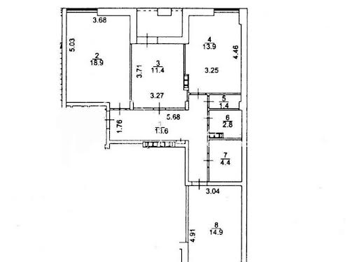 квартира по адресу Регенераторная ул., 4 к1-6